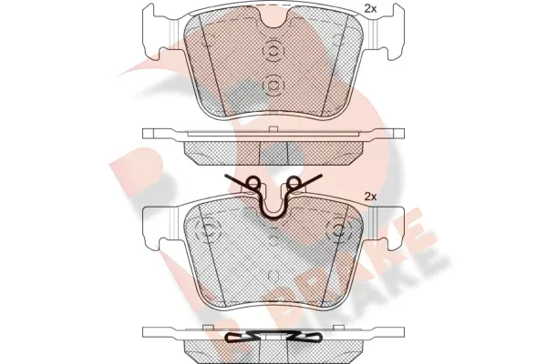 Brake Pad Set, disc brake (RB2232)