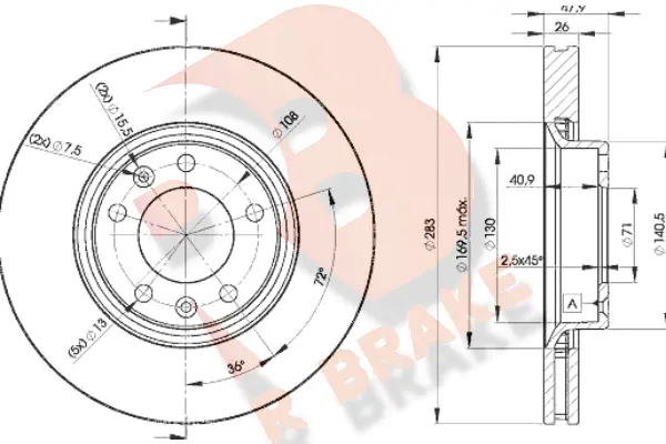 Brake Disc (78RBD24660)