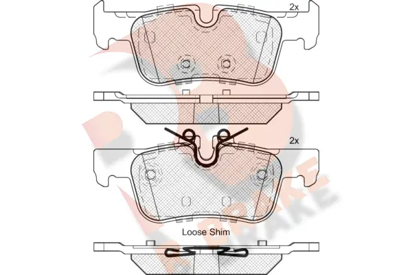 Brake Pad Set, disc brake (RB2193)