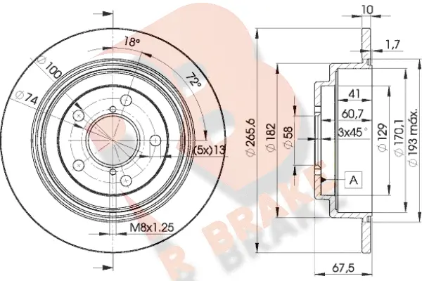 Brake Disc (78RBD20034)