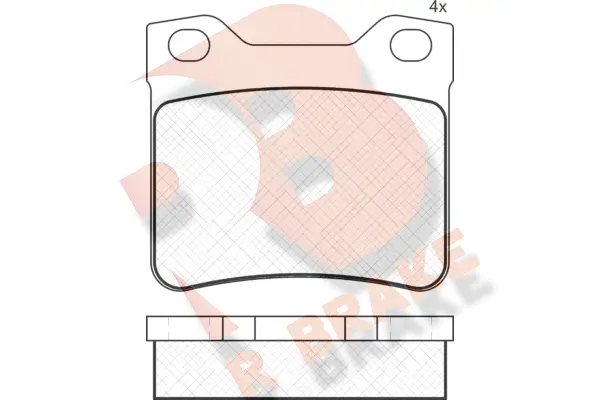 Brake Pad Set, disc brake (RB1109)