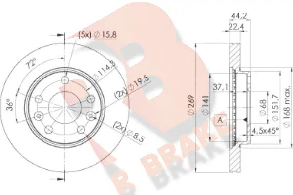 Brake Disc (78RBD24009)