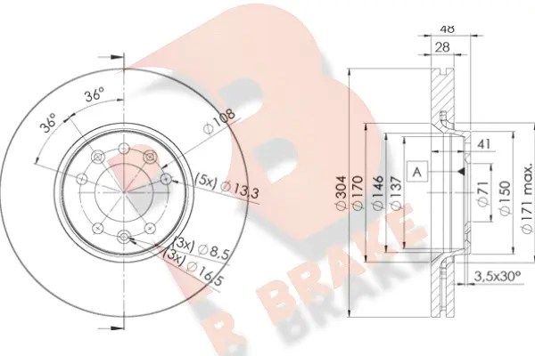 Brake Disc (78RBD24755)