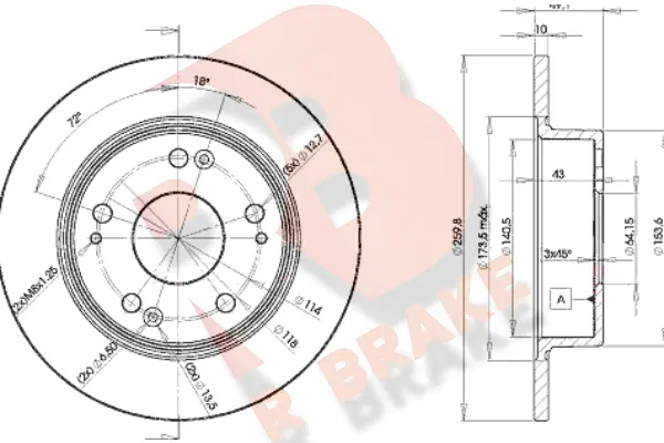 Brake Disc (78RBD25252)