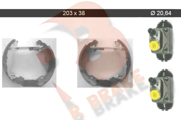 Brake Shoe Set (79RBKT0034)