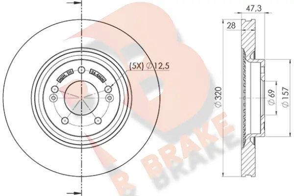 Brake Disc (78RBD25271)