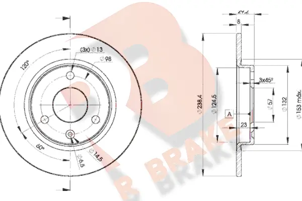 Brake Disc (78RBD27199)
