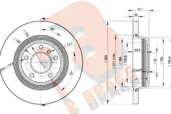 Brake Disc (78RBD23215)