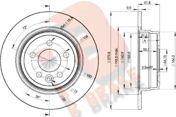 Brake Disc (78RBD20847)