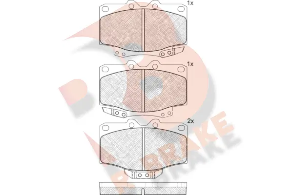 Brake Pad Set, disc brake (RB1034)