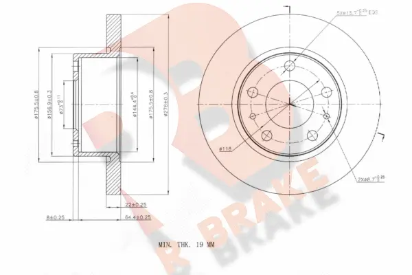 Brake Disc (78RBD20016)