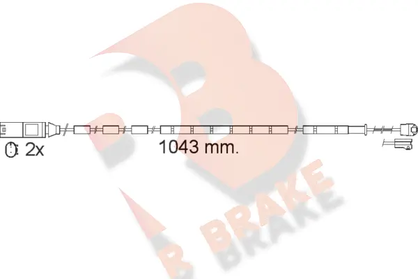 Warning Contact, brake pad wear (610560RB)