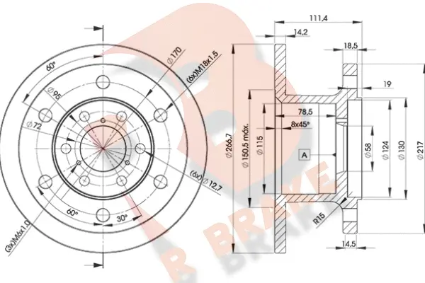 Brake Disc (78RBD13907)