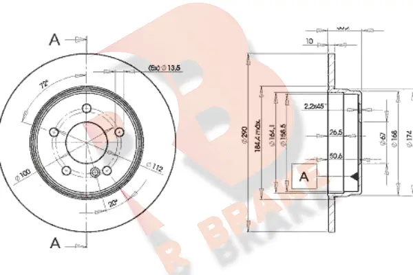 Brake Disc (78RBD23412)
