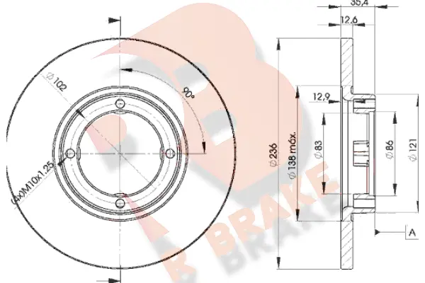 Brake Disc (78RBD24392)
