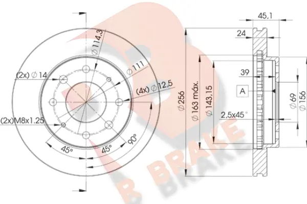 Brake Disc (78RBD28107)