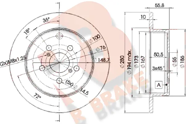 Brake Disc (78RBD20503)