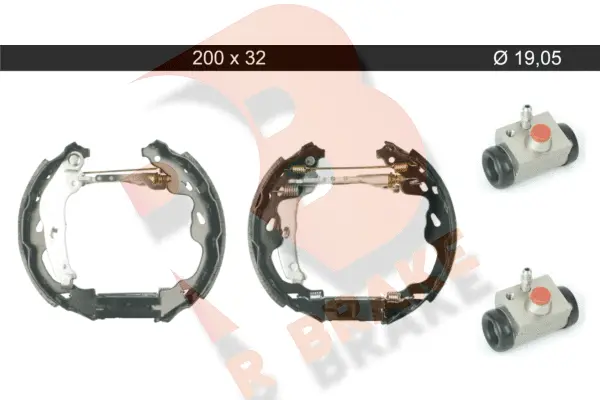 Brake Shoe Set (79RBKT0109)