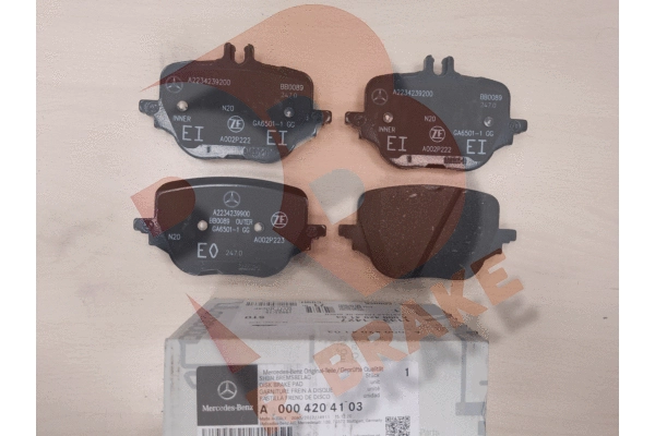 Brake Pad Set, disc brake (RB2434)