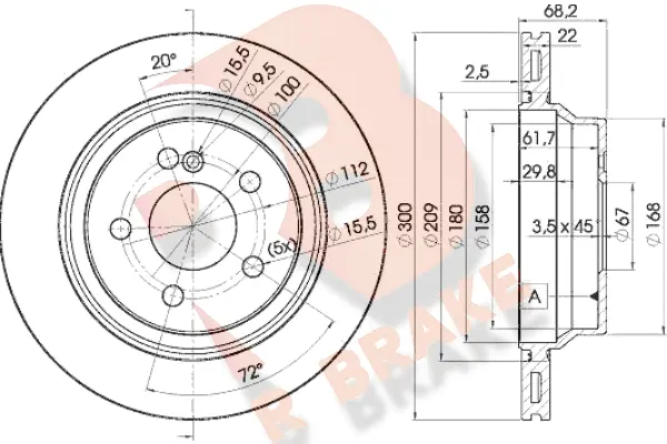 Brake Disc (78RBD20910)