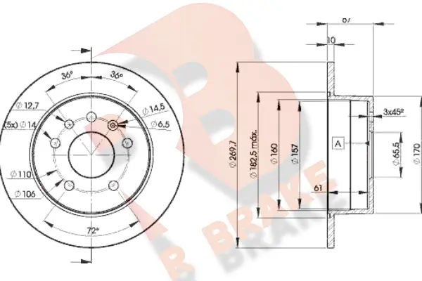 Brake Disc (78RBD29101)