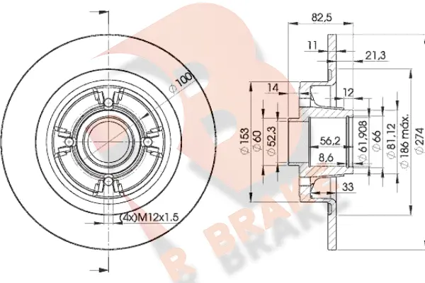 Brake Disc (78RBD16328)