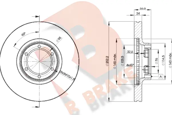 Brake Disc (78RBD21367)