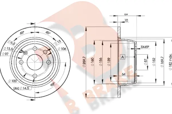 Brake Disc (78RBD29041)