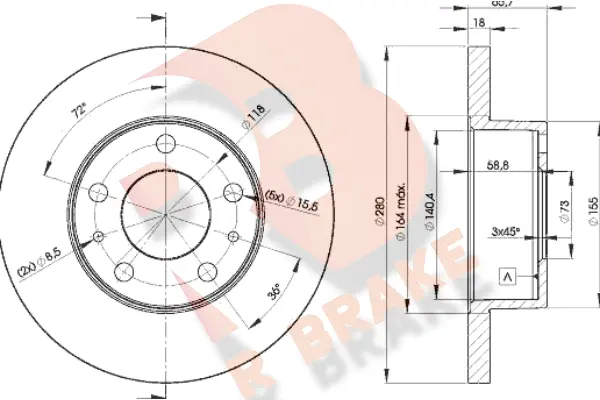 Brake Disc (78RBD24680)