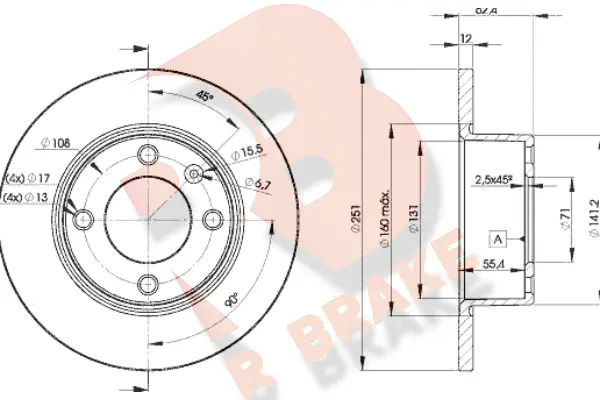 Brake Disc (78RBD27812)