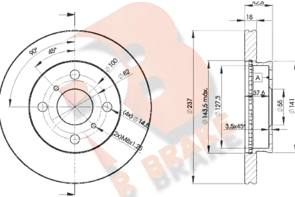 Brake Disc (78RBD21607)