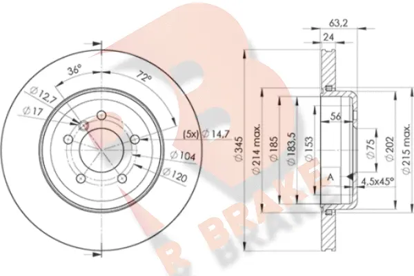 Brake Disc (78RBD23403)