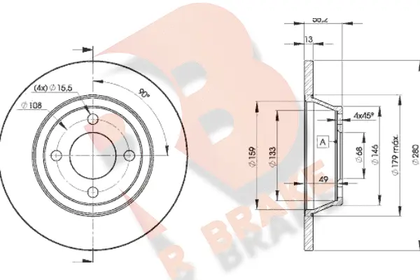 Brake Disc (78RBD28014)