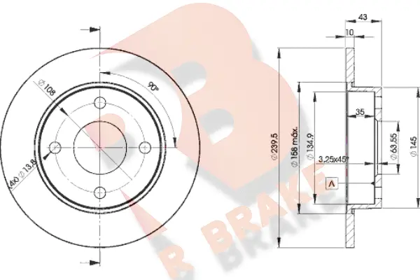 Brake Disc (78RBD21063)