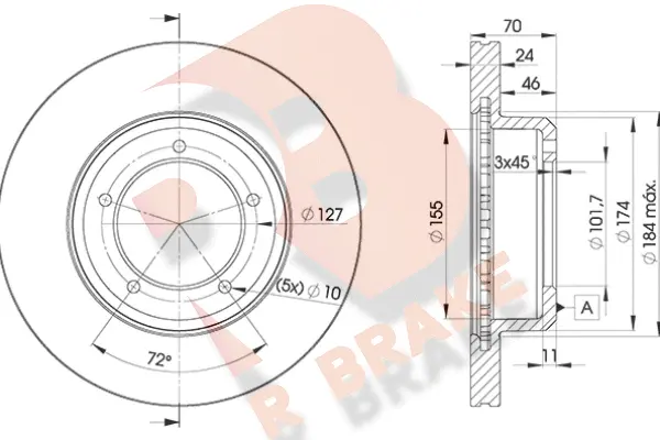 Brake Disc (78RBD20902)
