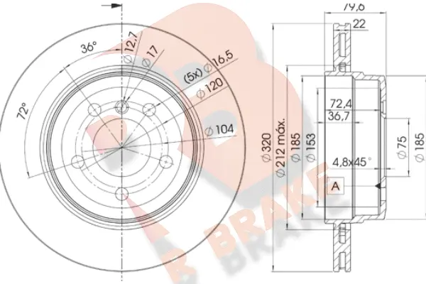 Brake Disc (78RBD22218)