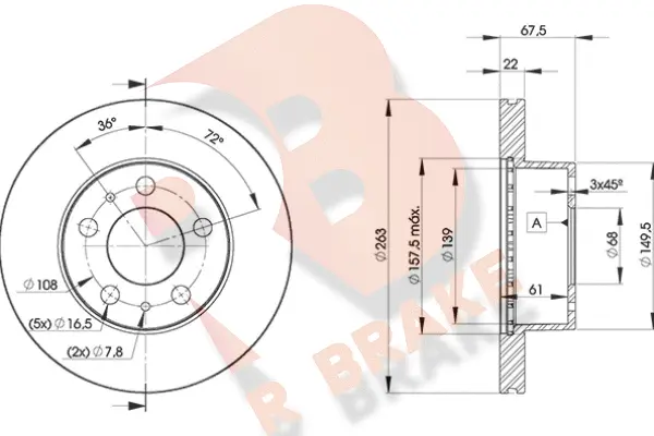 Brake Disc (78RBD29131)