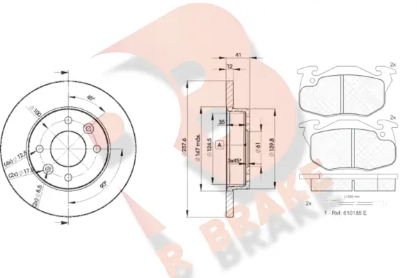 Brake Kit, disc brake (3R06334705)