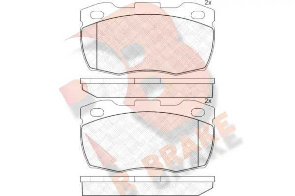 Brake Pad Set, disc brake (RB1089-071)