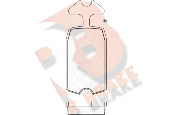 Brake Pad Set, disc brake (RB0090)