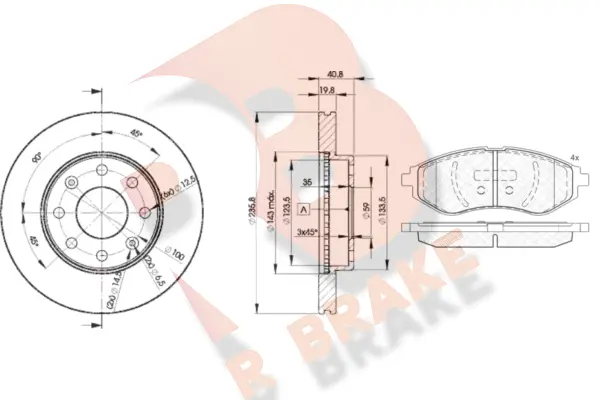 Brake Kit, disc brake (3R15664633)