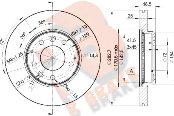 Brake Disc (78RBD23269)