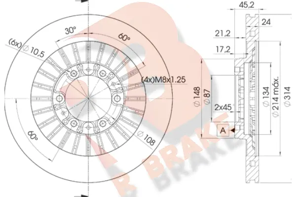 Brake Disc (78RBD27043)