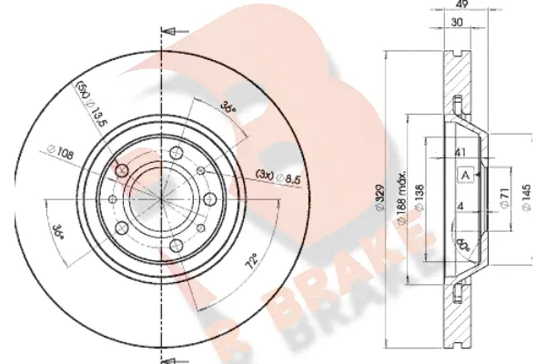 Brake Disc (78RBD24608)