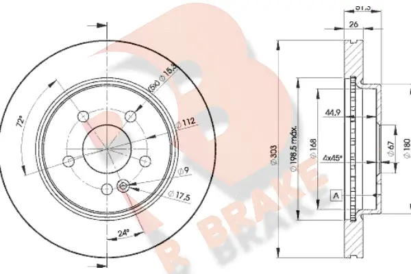 Brake Disc (78RBD24210)