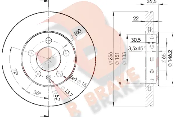 Brake Disc (78RBD25602)