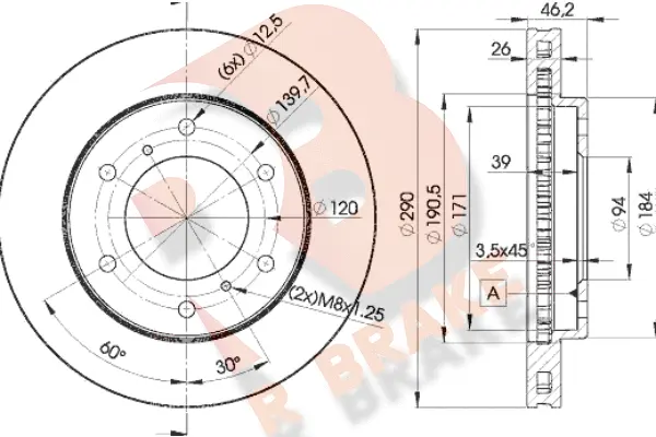 Brake Disc (78RBD27116)