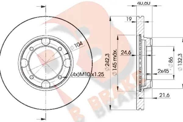 Brake Disc (78RBD22135)