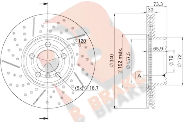Brake Disc (78RBD23419)