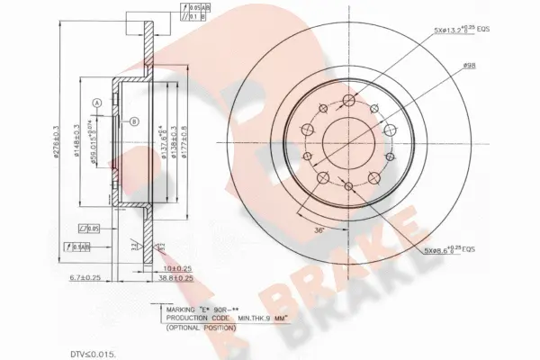 Brake Disc (78RBD22702)